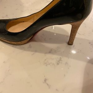 Cork Christian Louboutin heels.